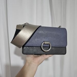 CARPISA Elegant Blue and Black Women's Bag